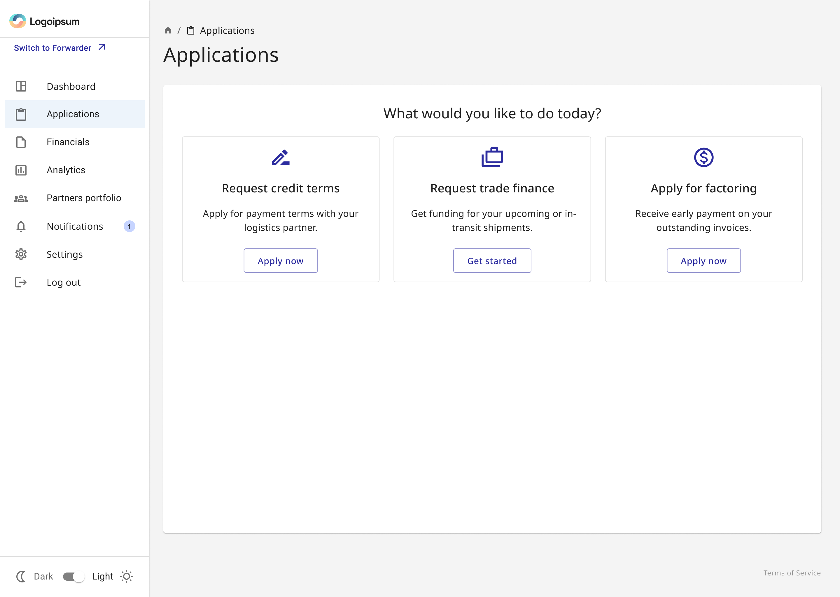 MyCreditApp.AI financing applications